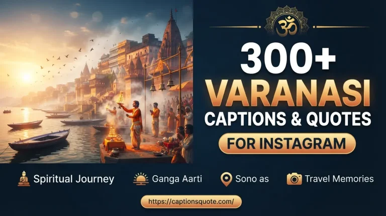 Varanasi Captions And Quotes For Instagram